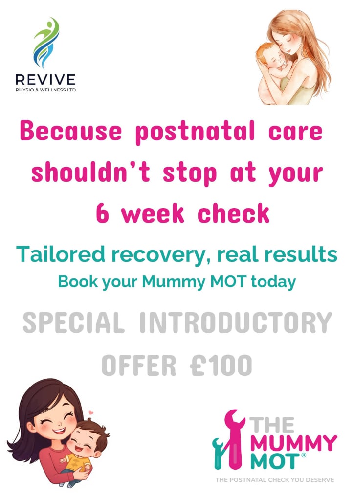 Mummy MOT introductory offer at Revive Physio & Wellness